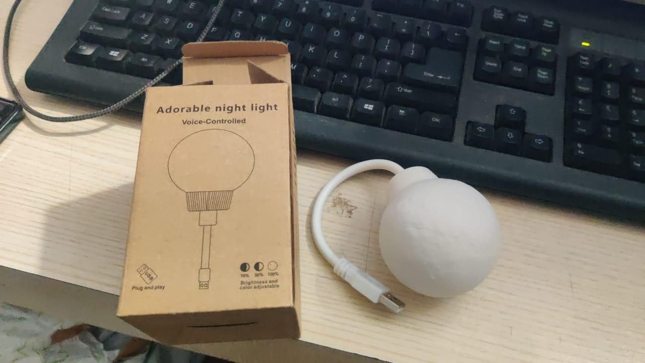Moon LED Night Light for Bedroom, Home & Office Decor