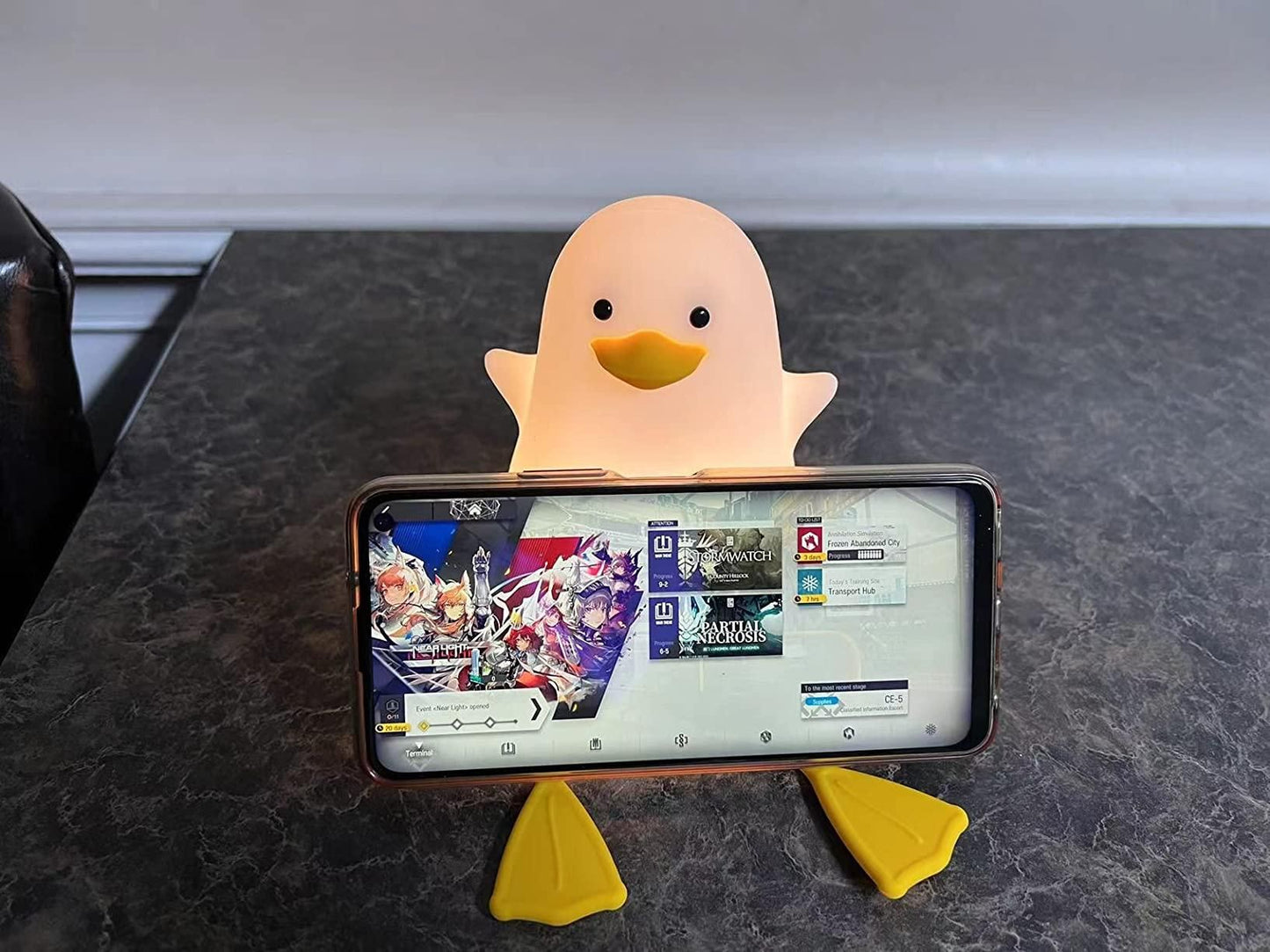 Cute Duck LED Night Lamp β Rechargeable Silicone Night Light