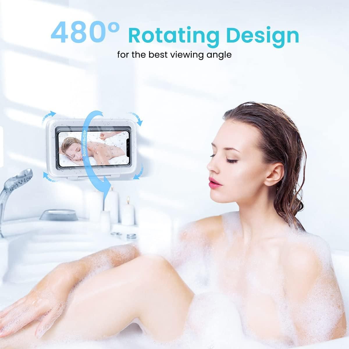 Waterproof Phone Holder – Wall Mount Case for Bathroom or Kitchen