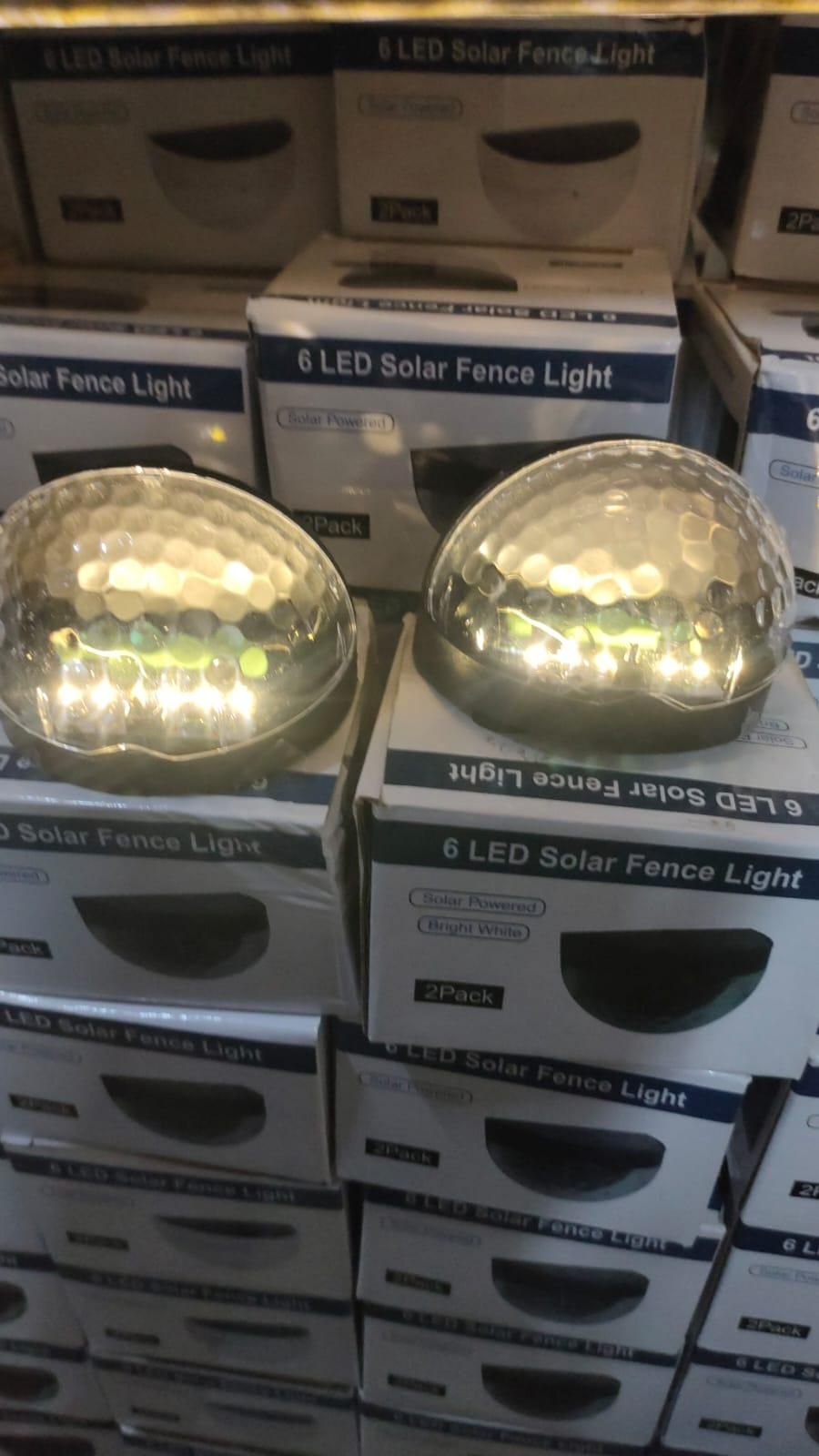 Solar Fence Lights โ Waterproof LED Wall Lamps (Pack of 4)