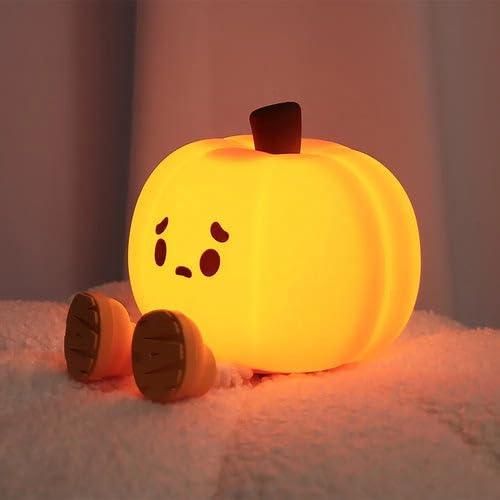 Silicone Pumpkin Mood Lamp – Cute & Soft Night Light