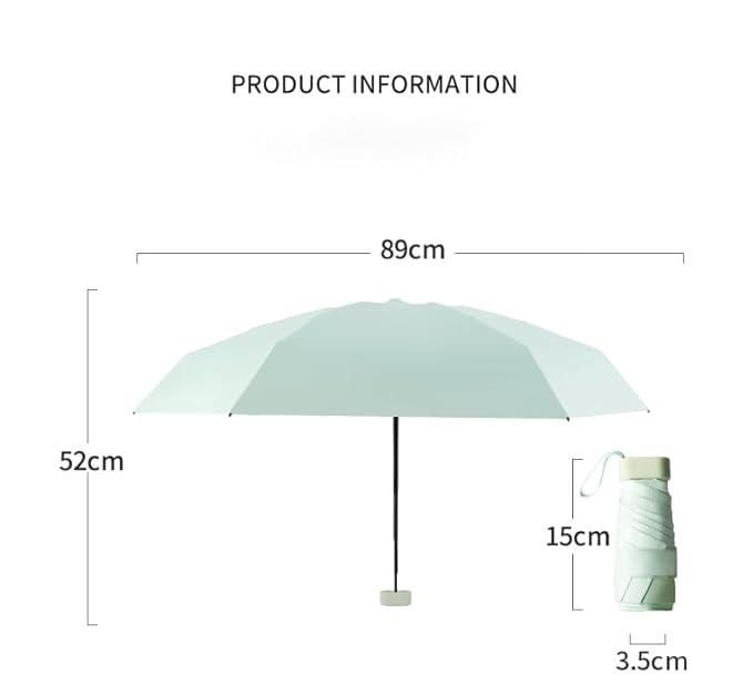 Mini Capsule Umbrella – Compact, Lightweight & Portable Rain Protection