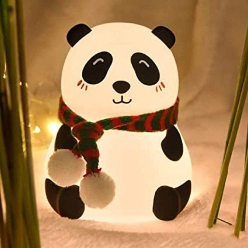 PandaPal™ – Soft Silicone Panda Lamp with LED Light