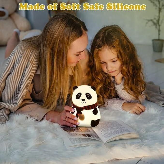 PandaPal™ – Soft Silicone Panda Lamp with LED Light