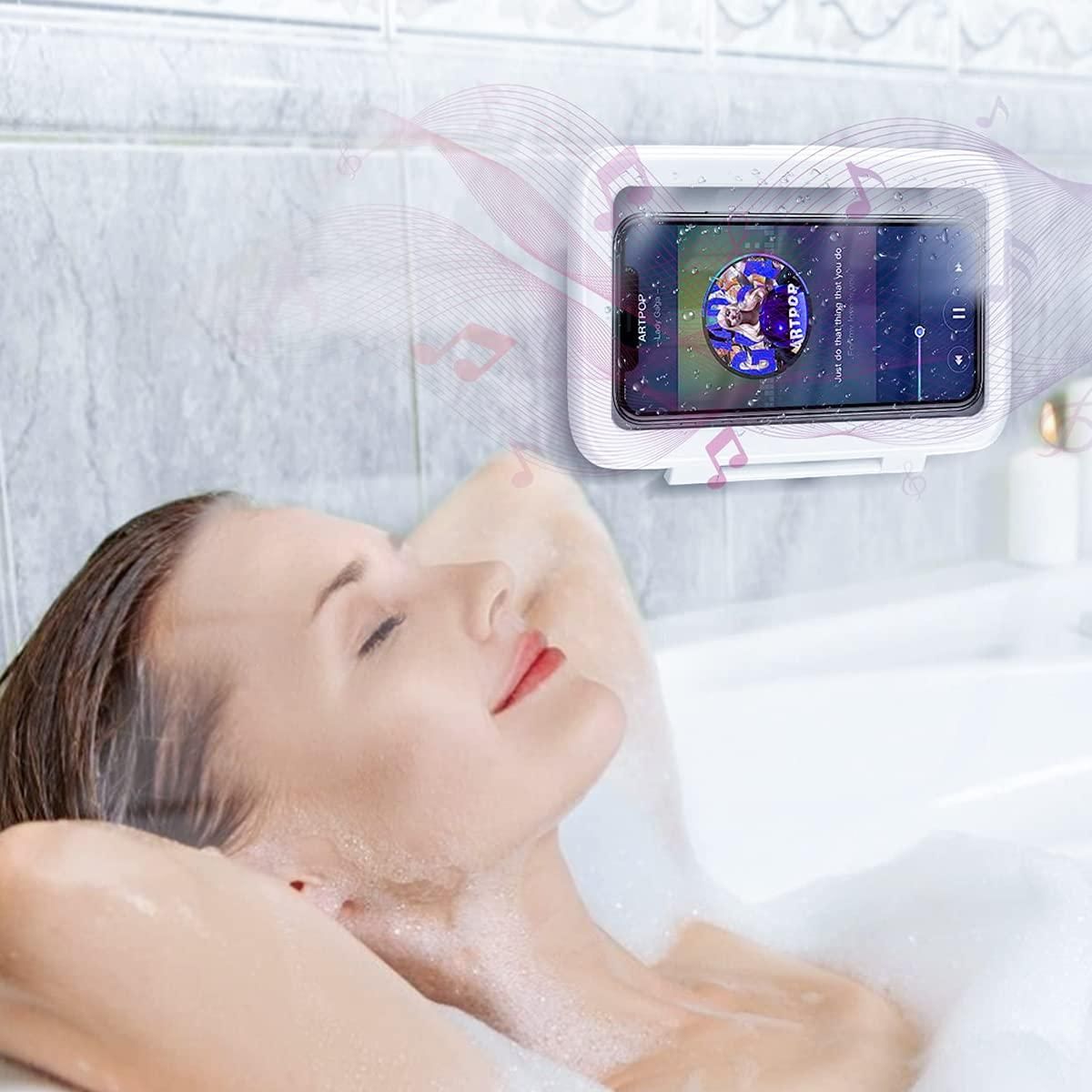 Waterproof Phone Holder – Wall Mount Case for Bathroom or Kitchen