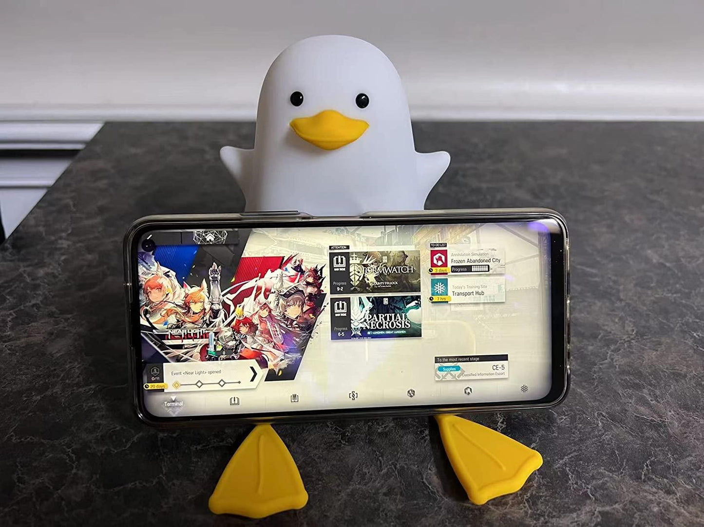 Cute Duck LED Night Lamp β Rechargeable Silicone Night Light