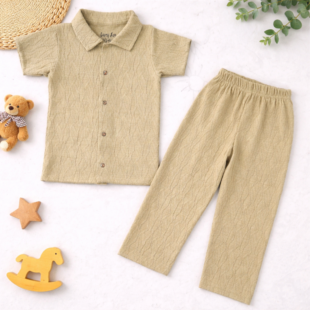 Jacquard Fab Nightsuit Set