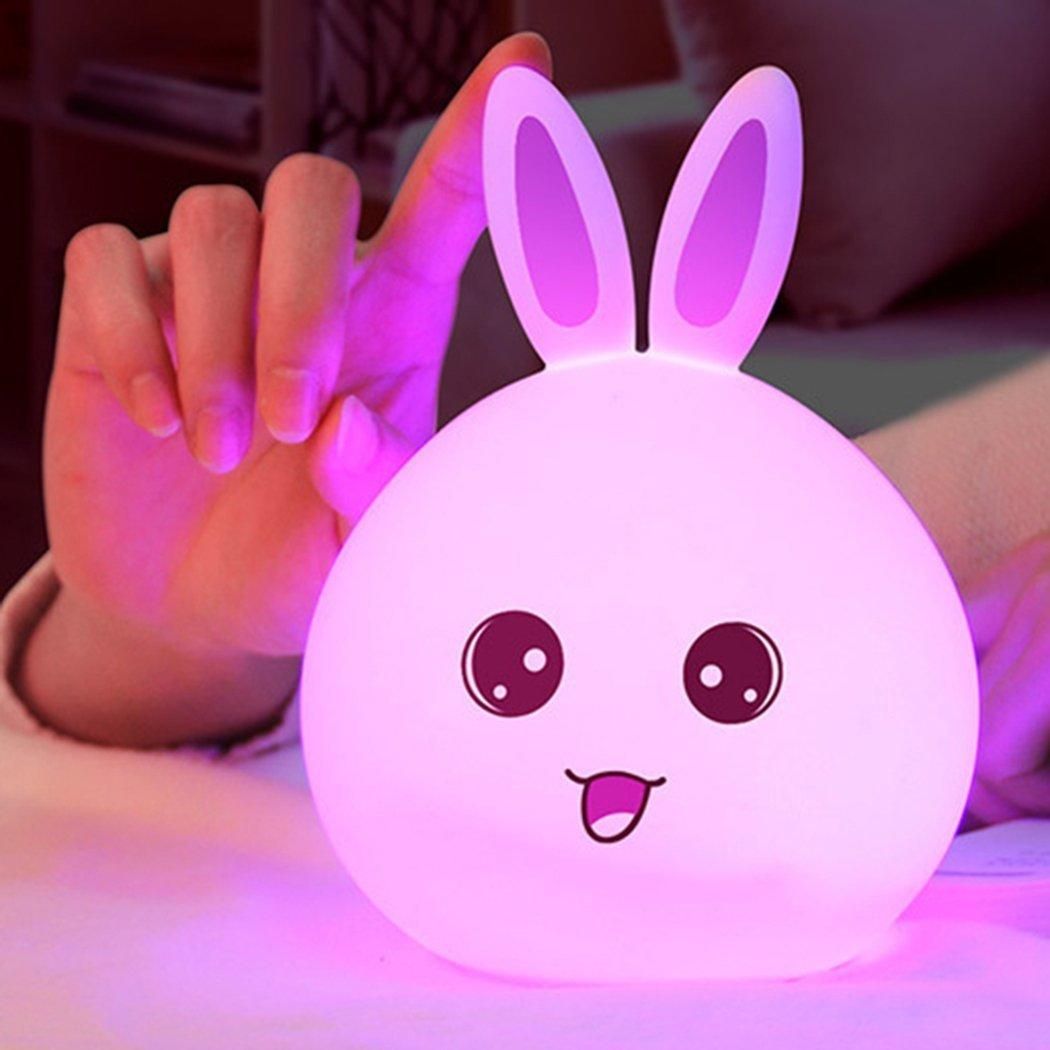 GlowBunny™ – Silicone Touch Sensor Rabbit Night Light