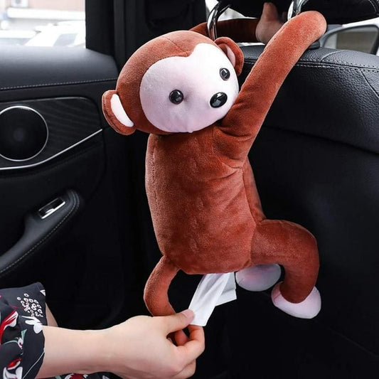 Monkey Design Tissue Holder for Car, Home, or Office