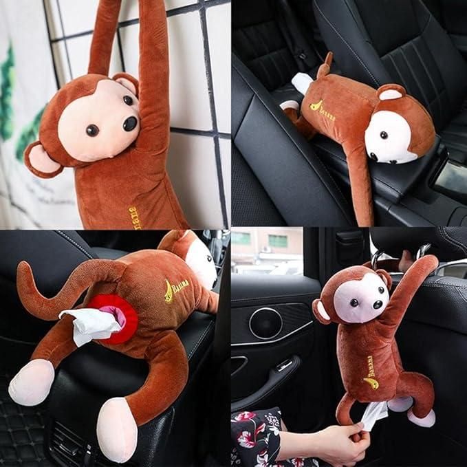 Monkey Design Tissue Holder for Car, Home, or Office