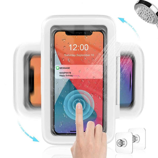 Waterproof Phone Holder – Wall Mount Case for Bathroom or Kitchen
