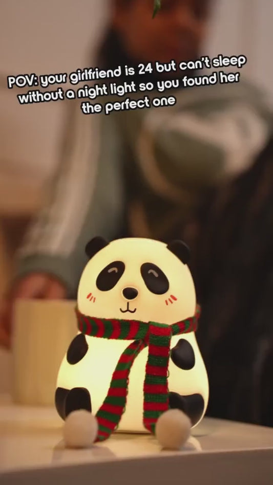 PandaPal™ – Soft Silicone Panda Lamp with LED Light